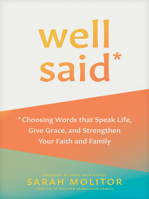 cover image of Well Said